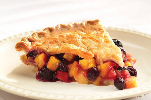 Peach Blueberry Pie